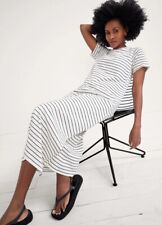 Hatch Maternity The Easy Going Nursing Tee Dress 3 Large White Stripe for sale  Shipping to South Africa