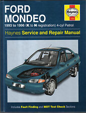 Ford Mondeo 1993-96 (K Para N) 4-cyl Gasolina Haynes Service Manual De Reparação & No.1923 comprar usado  Enviando para Brazil