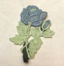 Blue flower applique for sale  Highland