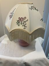 Vintage fringed lampshade for sale  BRAINTREE