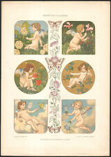 1900 lithographie décor d'occasion  Besançon