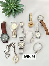 Lote de relógios masculinos femininos Hamilton EFA Meyer Seiko Bulova Denali Lucerna NÃO TESTADO, usado comprar usado  Enviando para Brazil