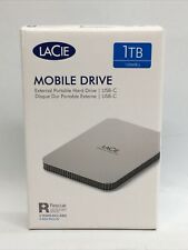 LaCie STLP1000400 1TB USB-C 3.1 Mobile Portable Hard Disk Drive Moon Silver for sale  Shipping to South Africa