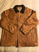 CABELAS Insulated Leather Coat /Jacket XL Extra Large Buttery Soft Leather Nice! for sale  Crown Point