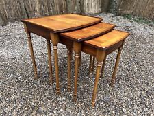 yew nest of tables furniture for sale  THIRSK