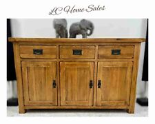 solid rustic sideboard oak for sale  MILTON KEYNES