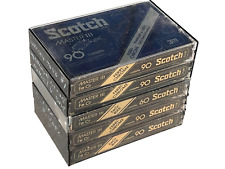 5 FITAS CASSETE SCOTCH MASTER III MIII-C-90, 60 MINUTOS FERRI-CROMO Fe-Cr comprar usado  Enviando para Brazil