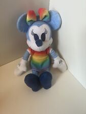 Usado, Muñeca de peluche Minnie Mouse Disney Rainbow Collection Pride de 10" rellena segunda mano  Embacar hacia Argentina