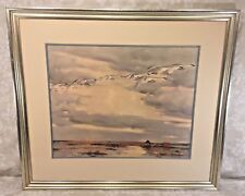 Vintage lithograph geese for sale  Georgetown