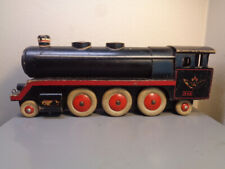 HANSE ( LEGO DENMARK ) VINTAGE 1950'S WOOD LOCOMOTIVE VERY RARE ITEM VG for sale  Shipping to South Africa