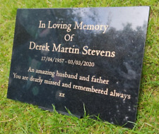 Personalised engraved granite for sale  Shipping to Ireland