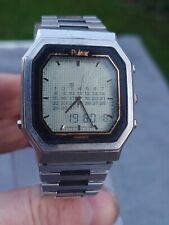 Pulsar Y950-5089 Mens Vintage Digi Ana LCD Digital Hands Qtz Watch. Please Read for sale  Shipping to South Africa