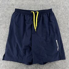 Shorts esportivo masculino Polo Ralph Lauren azul desempenho forrado atlético tamanho M, usado comprar usado  Enviando para Brazil