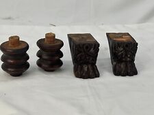 piezas de muebles salvamento patas juego caoba pequeño 4 piezas 1820 reutilización restauración segunda mano  Embacar hacia Argentina