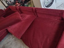 divano angolare rosso usato  Ziano Piacentino