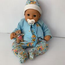 Used, Zapf Chou Chou Doll Baby Boy Teddy Bear Blue Weighted Lifelike 90s 17” 44cm for sale  Shipping to Canada