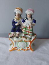 Staffordshire couple clock for sale  CHESTERFIELD