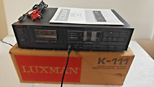 Luxman 111 cassette for sale  ILFORD