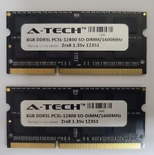 A-Tech 16GB (2x8GB) DDR3L 1600MHz PC3L-12800 CL11 SODIMM 2Rx8 1.35v laptop for sale  Shipping to South Africa