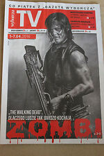 Używany, TV 1-7.04.2016 Walking Dead on front cover Polish Magazine na sprzedaż  PL