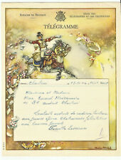 Ancien telegramme illustré d'occasion  Lyon III