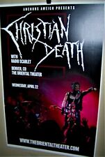 Christian death concert for sale  Denver