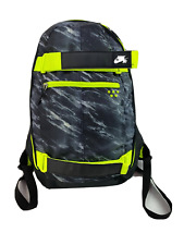 Mochila NIKE SB Embarca MÉDIA Skate Preto Verde Neon - COR RARA! comprar usado  Enviando para Brazil