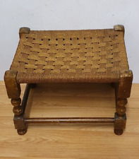 Vintage wooden footstool for sale  LONDON