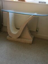 oval glass dining table for sale  WARRINGTON