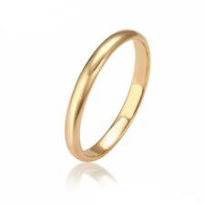 18 carat 18k Yellow Gold Plated unisex engagement anniversary wedding band Ring, used for sale  Shipping to South Africa