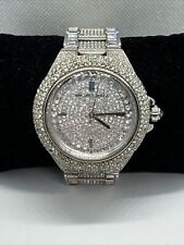 Relógio feminino Michael Kors Camille Glitz MK5869 prata cristal mostrador pavê JNA696, usado comprar usado  Enviando para Brazil