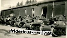 E2 Foto WH Panzer Rgt. mit neuen franz. Beute Panzer verschiedene Typen Kaserne comprar usado  Enviando para Brazil