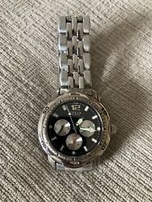 Reloj Original Guess Waterpro Acero Inoxidable Esfera Negra Cronógrafo 50 m segunda mano  Embacar hacia Argentina