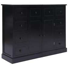 Sideboard drawers black for sale  SOUTHALL