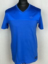 Camiseta informal Adidas Originals para hombre talla M azul manga corta trébol, usado segunda mano  Embacar hacia Argentina