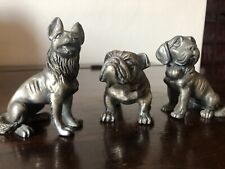Usado, Scultura set di 3 cani in bronzo -  statuette antiche segunda mano  Embacar hacia Argentina