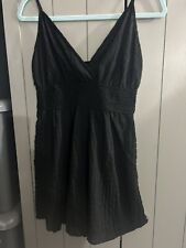 Black playsuit size for sale  COLCHESTER