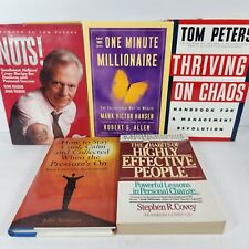 Lote 5 livros de negócios gerenciamento de liderança sucesso profissional controle de estresse comprar usado  Enviando para Brazil