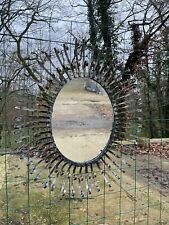 Miroir ovale fer d'occasion  Bourg-en-Bresse