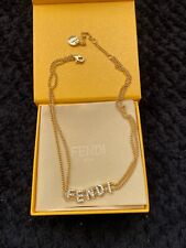 FENDI Necklace Chain Pendant Ladies' Fashion Accessories Used with a box, used for sale  Shipping to South Africa