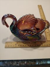 glass swan candy dish for sale  Towanda