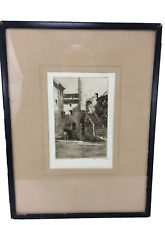 Original framed etching for sale  CHICHESTER