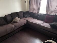 Large shaped sofa for sale  DAGENHAM