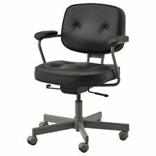 NEW IKEA ALEFJÄLL ergonomic office / home chair 64cm x 64cm Glose black myynnissä  Leverans till Finland