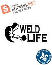 Stickers autocollant soudeur d'occasion  Expédié en Belgium