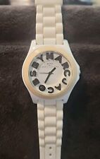 Relógio Marc Jacobs pulseira de silicone branco comprar usado  Enviando para Brazil