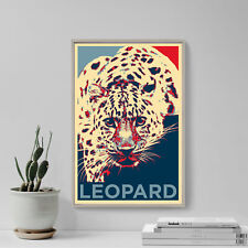 Leopard art print for sale  UK