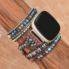 Relógio Banda Boêmio Pulseira de substituição de contas para Fitbit Versa 3/Pulseira sentido comprar usado  Enviando para Brazil