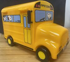 Snoopy Peanuts Popcorn Bucket School Bus Refillable Universal Studios, Japan for sale  Shipping to South Africa