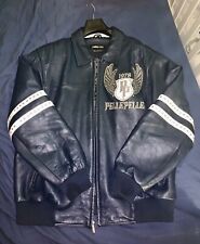 Men navy leather for sale  Nyack